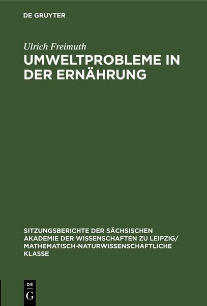 Produktbild: Umweltprobleme in der Ern&auml;hrung