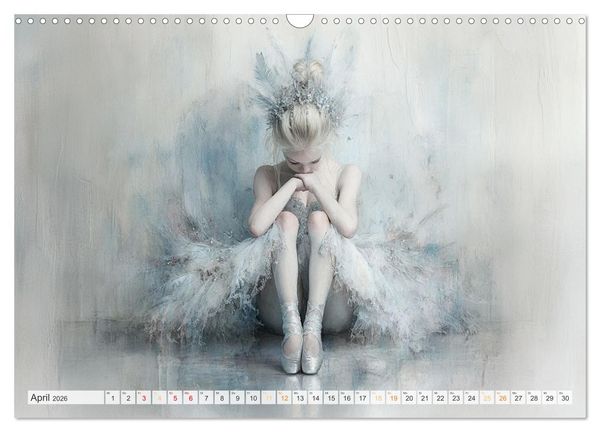 Produktbild: Im Pas de Deux mit der Stille (Wandkalender 2026 DIN A3 quer), CALVENDO Monatskalender