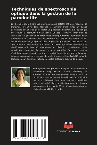 Produktbild: Techniques de spectroscopie optique dans la gestion de la parodontite