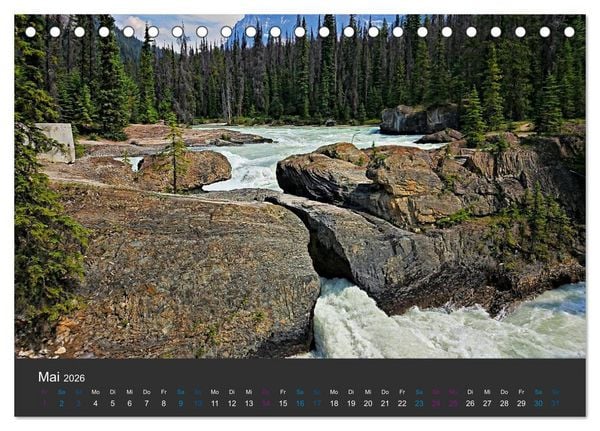 Produktbild: Der weite Westen Kanadas - Banff und Yoho National Park (Tischkalender 2026 DIN A5 quer), CALVENDO Monatskalender