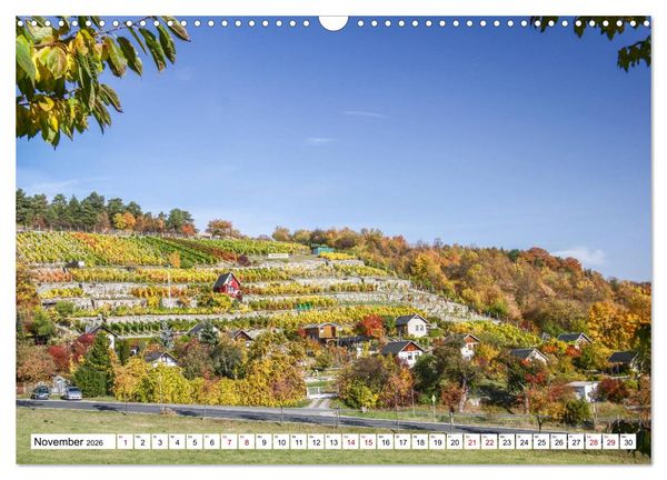 Produktbild: Weinberge um Jena (Wandkalender 2026 DIN A3 quer), CALVENDO Monatskalender