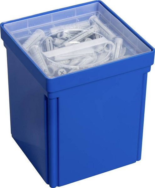 Produktbild: Allit EuroPlus Insert L 130/3 blau Box (B x H x T) 108 x 130 x 108 mm Anzahl F&auml;cher: 1 Inhalt 1 St.