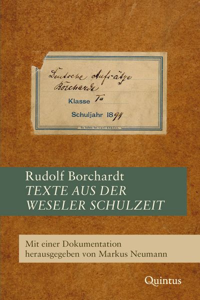 Produktbild: Texte aus der Weseler Schulzeit