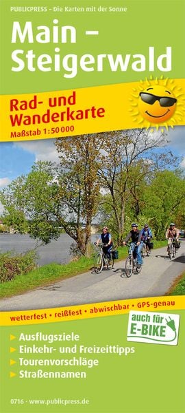 Produktbild: Main - Steigerwald 1:50 000