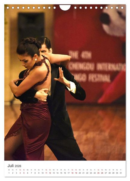 Produktbild: Leidenschaftlicher Tango (Wandkalender 2026 DIN A4 hoch), CALVENDO Monatskalender