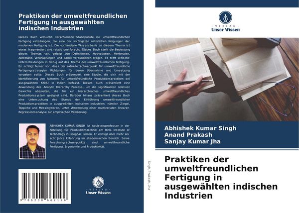 Produktbild: Praktiken der umweltfreundlichen Fertigung in ausgew&auml;hlten indischen Industrien
