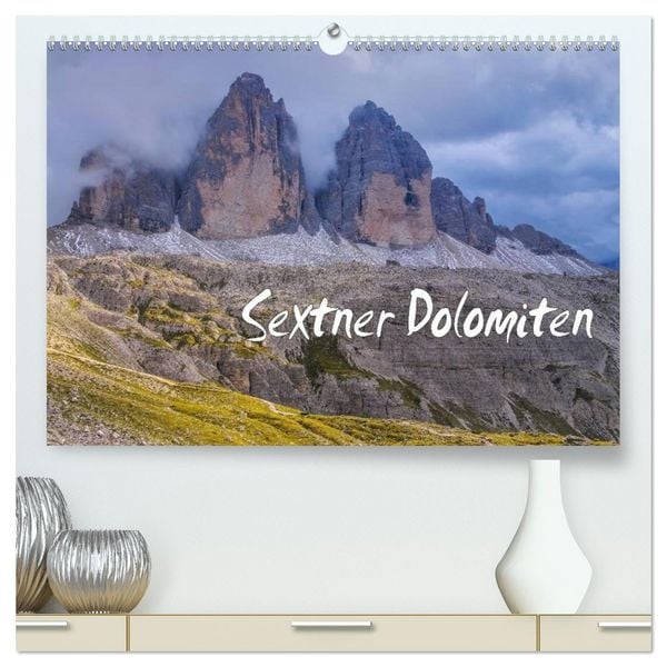 Produktbild: Sextner Dolomiten (hochwertiger Premium Wandkalender 2026 DIN A2 quer), Kunstdruck in Hochglanz