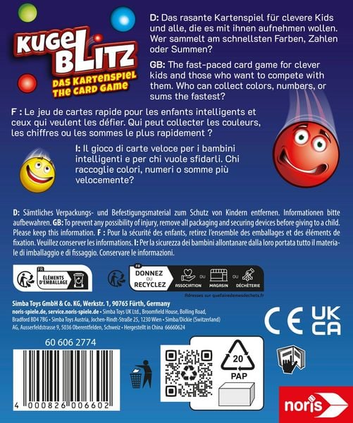 Produktbild: Kugelblitz Kartenspiel