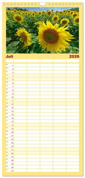 Produktbild: Familienplaner 2026 - Bulgarien. Berge und Meer. mit 5 Spalten (Wandkalender, 21 x 45 cm) CALVENDO