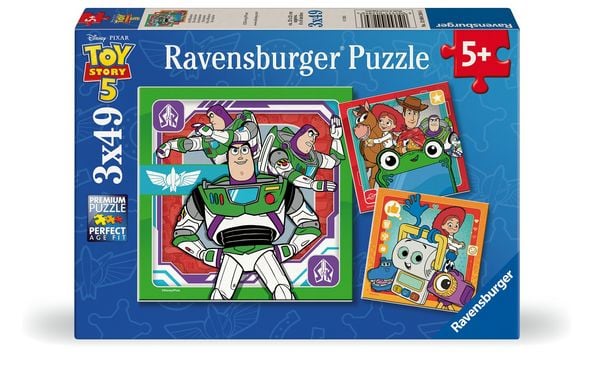 Produktbild: Kinderpuzzle 3x49 Teile - Disney / Pixar Toy Story - Toy Story 5