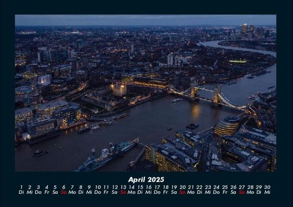 Produktbild: London - Impressionen 2025 Fotokalender DIN A4