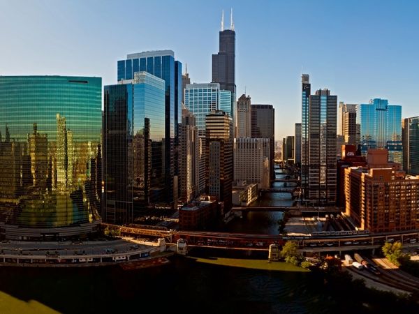 Produktbild: Upper Wacker Drive mit Chicago River (Puzzle)