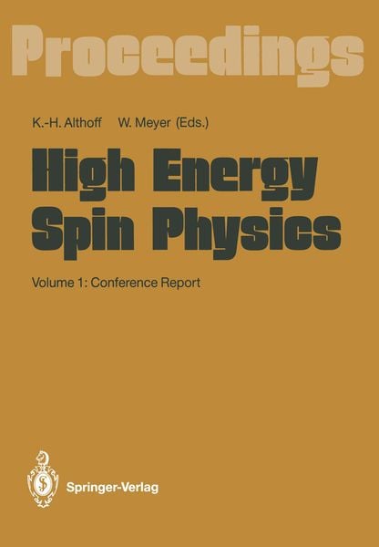 Produktbild: High Energy Spin Physics