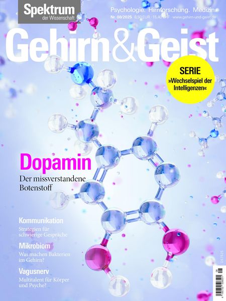 Produktbild: Gehirn&Geist 8/2025 Dopamin