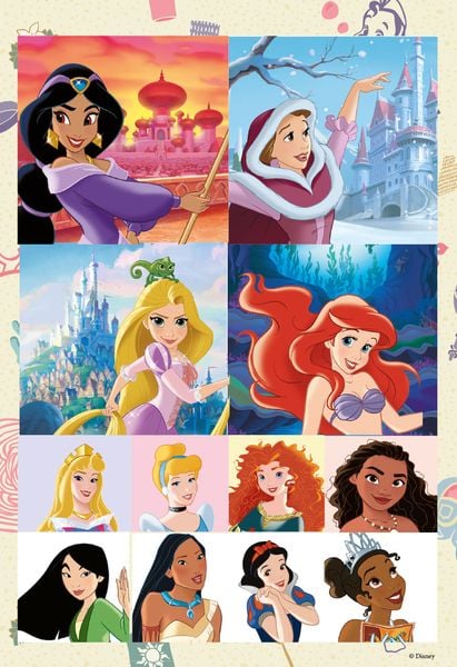 Produktbild: Disney Prinzessin: Zauberhafter Sticker- und Malspaß