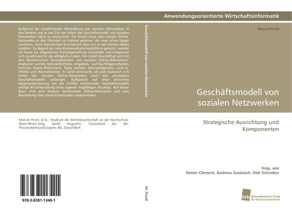 Geschäftsmodell von sozialen Netzwerken, Taschenbuch von Marcel Pinell, Südwestdeutscher Verlag für Hochschulschriften, 9783838113401