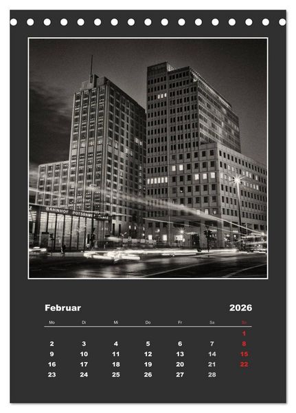 Produktbild: Berlin - Portrait einer Stadt (Tischkalender 2026 DIN A5 hoch), CALVENDO Monatskalender