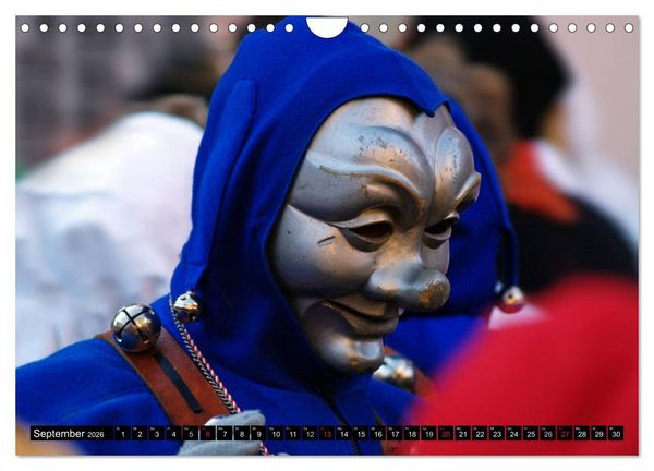 Produktbild: Alemannische Masken (Wandkalender 2026 DIN A4 quer), CALVENDO Monatskalender
