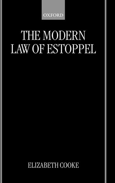 Produktbild: The Modern Law of Estoppel