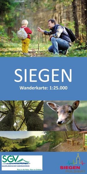 Produktbild: Wanderkarte Siegen 1:25 000