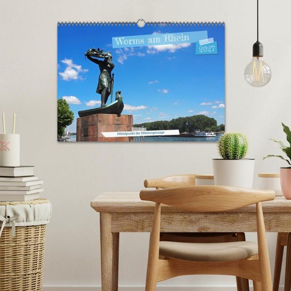 Produktbild: Worms am Rhein Mittelpunkt der Nibelungensage (Wandkalender 2027 DIN A3 quer), CALVENDO Monatskalender