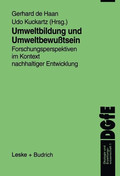 Produktbild: Umweltbildung und Umweltbewu&szlig;tsein