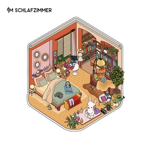 Produktbild: Mini-Sticker-Szenen - Cozy Mini-Homes I 3D-Sticker