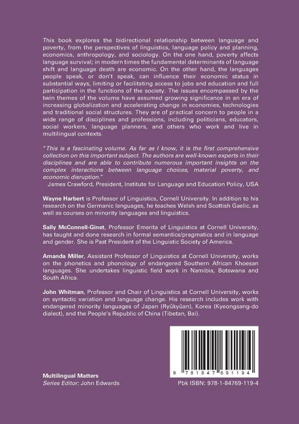 Produktbild: Language and Poverty