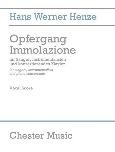 Produktbild: Opfergang Immolazione