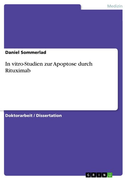 Produktbild: In vitro-Studien zur Apoptose durch Rituximab