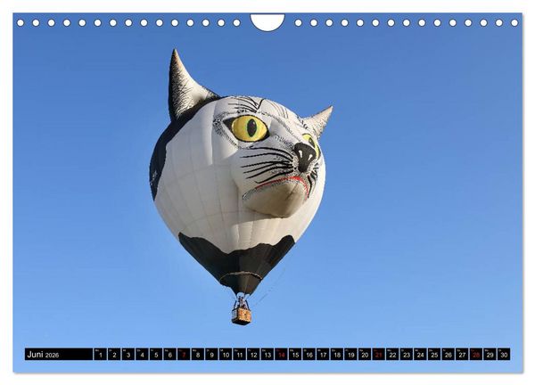 Produktbild: Ballonfahren - Die Stille nach dem Start (Wandkalender 2026 DIN A4 quer), CALVENDO Monatskalender