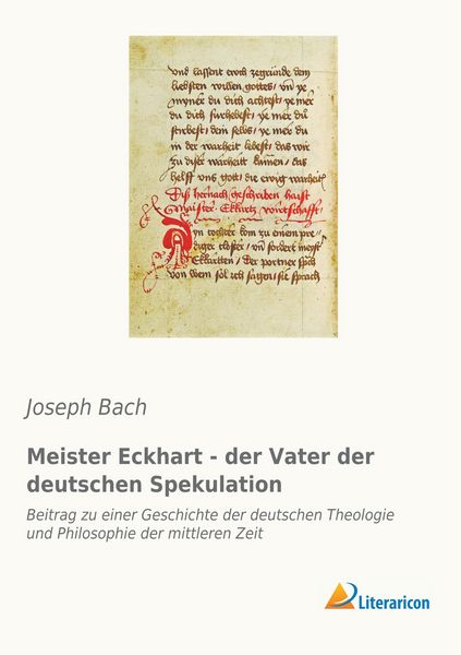 Produktbild: Meister Eckhart - der Vater der deutschen Spekulation