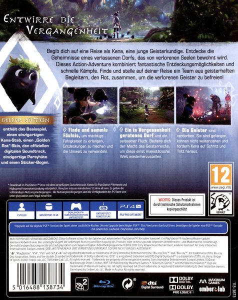 Kena: Bridge of Spirits (Deluxe Edition)' für 'Playstation 4' kaufen