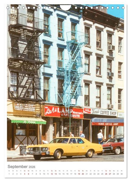 Produktbild: New York 1975 (Wandkalender 2026 DIN A4 hoch), CALVENDO Monatskalender