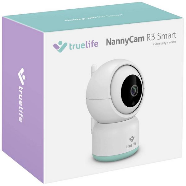 Produktbild: Truelife NannyCam R3 Smart Babyphone mit Kamera WLAN 2.4GHz