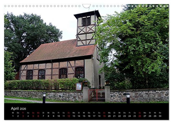 Produktbild: Evangelische Kirchen um Potsdam 2026 (Wandkalender 2026 DIN A3 quer), CALVENDO Monatskalender