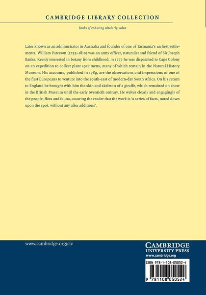 Produktbild: Narrative of Four Journeys Into the Country of the Hottentots, and Caffraria