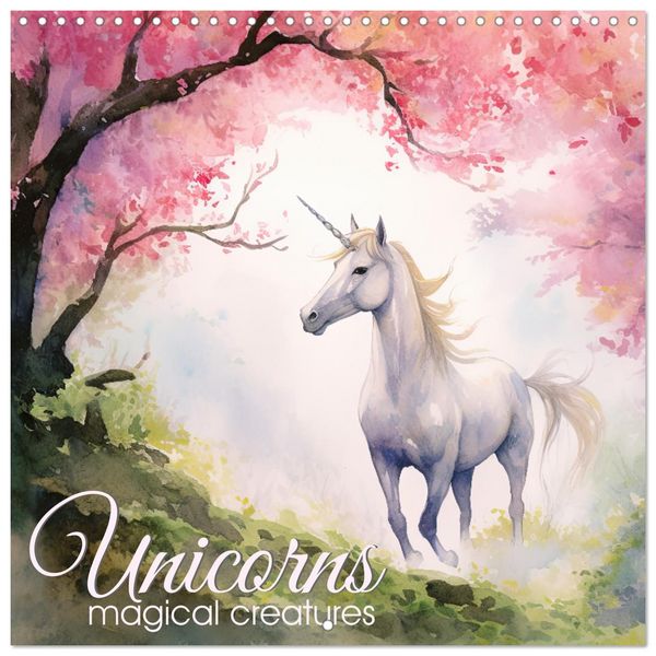 Produktbild: Unicorns, magical creatures (Wall Calendar 2026 12 &times; 12 Inch) CALVENDO 12 Month Wall Calendar