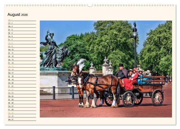 Produktbild: Pferdekutschen - Vorg&auml;nger des Automobils (Wandkalender 2026 DIN A2 quer), CALVENDO Monatskalender