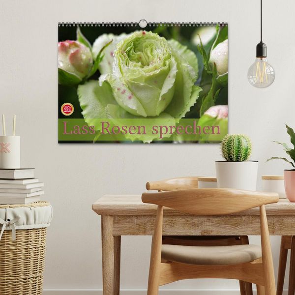 Produktbild: Lass Rosen sprechen (Wandkalender 2026 DIN A3 quer), CALVENDO Monatskalender