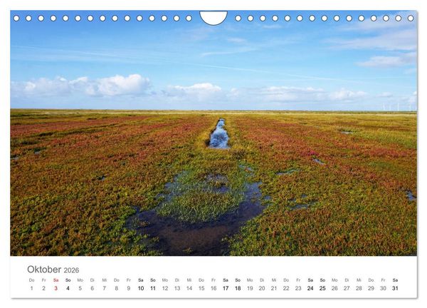 Produktbild: Nordfriesland (Wandkalender 2026 DIN A4 quer), CALVENDO Monatskalender