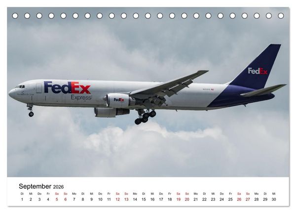 Produktbild: Flieger von Boeing (Tischkalender 2026 DIN A5 quer), CALVENDO Monatskalender