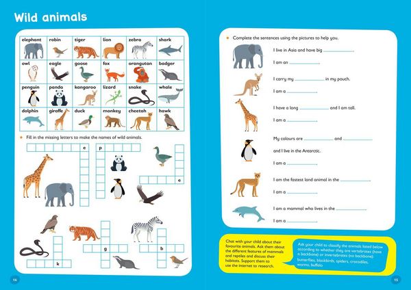 Produktbild: Vocabulary Activity Book Ages 7-9