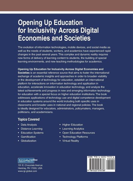 Produktbild: Opening Up Education for Inclusivity Across Digital Economies and Societies