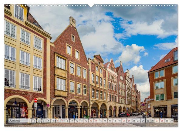 Produktbild: M&uuml;nster Impressionen (hochwertiger Premium Wandkalender 2026 DIN A2 quer), Kunstdruck in Hochglanz