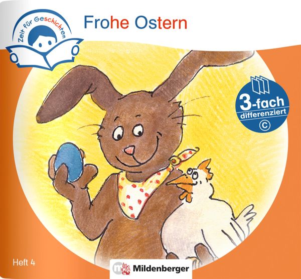 Produktbild: Zeit f&uuml;r Geschichten &ndash; 3-fach differenziert, Heft 4: Frohe Ostern &ndash; C