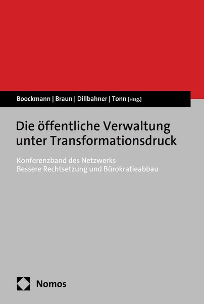 Produktbild: Die &ouml;ffentliche Verwaltung unter Transformationsdruck