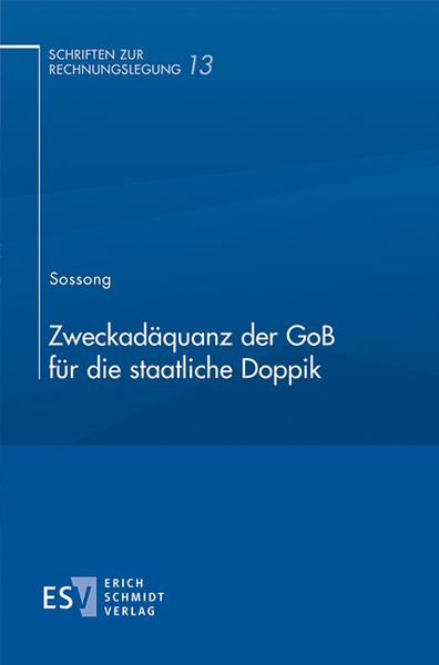 Produktbild: Zweckad&auml;quanz der GoB f&uuml;r die staatliche Doppik