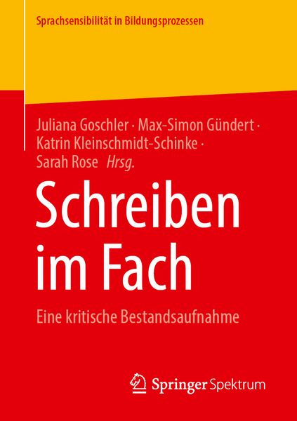 Produktbild: Schreiben im Fach