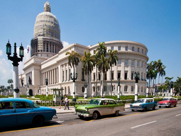 Produktbild: CALVENDO Puzzle Das Kapitol in Havanna | 1000 Teile Lege-Gr&ouml;&szlig;e 64x48cm Foto-Puzzle f&uuml;r gl&uuml;ckliche Stunden